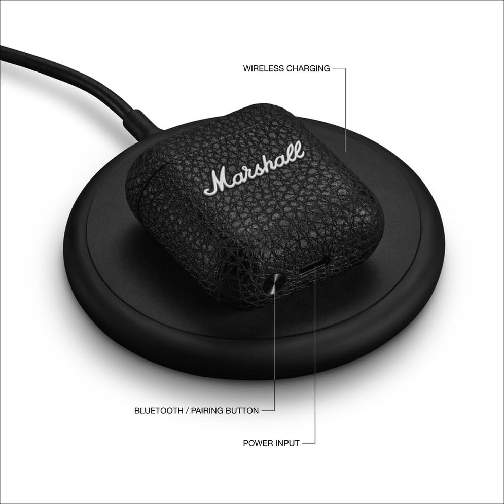 Marshall Minor Iv Wireless in Ear Earbuds with 30+ Hours of Playtime, Water-Resistant, Wireless Charging