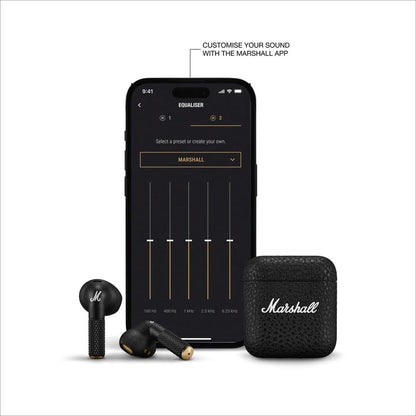 Marshall Minor Iv Wireless in Ear Earbuds with 30+ Hours of Playtime, Water-Resistant, Wireless Charging