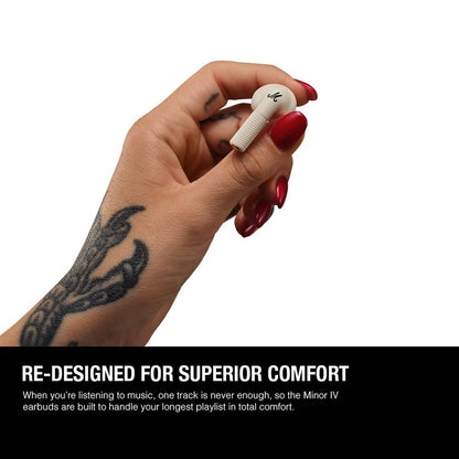 Marshall Minor Iv Wireless in Ear Earbuds with 30+ Hours of Playtime, Water-Resistant, Wireless Charging