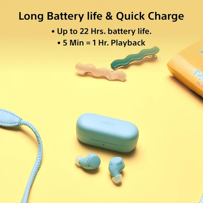 Sony WF-C510 Truly Wireless Bluetooth Earbuds with Mic, TWS, Up to 22 Hours Battery, in Ear, Ambient Sound Mode, Small and Comfortable, IPX4
