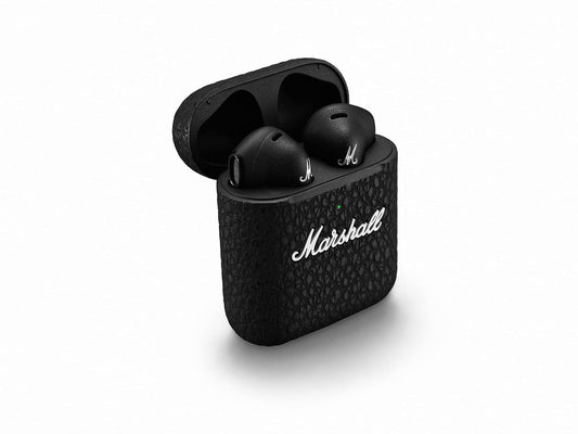 Marshall Minor III Wireless Earbuds with 25 Hours of Playtime, Bluetooth 5.2, Wireless Charging