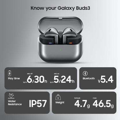 Samsung Galaxy Buds 3 with Galaxy AI Powered Real-time Interpreter