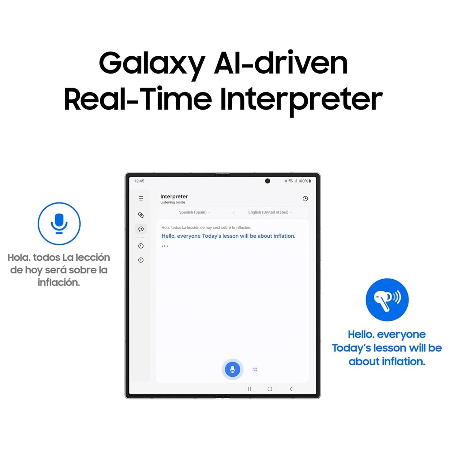 Samsung Galaxy Buds 3 Pro with Galaxy AI | Adaptive ANC | Real-time Interpreter | 24-bit Hi-Fi Audio | Up to 37H Battery | IP57