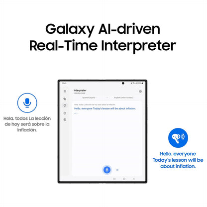 Samsung Galaxy Buds 3 Pro with Galaxy AI | Adaptive ANC | Real-time Interpreter | 24-bit Hi-Fi Audio | Up to 37H Battery | IP57